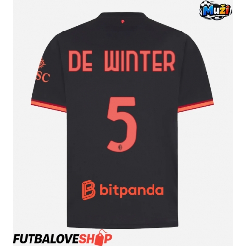 Dres AC Milan Koni De Winter #5 Tretina 2026-27 Krátky Rukáv